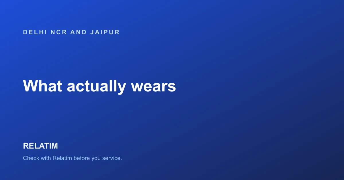 Car Service in Delhi NCR and Jaipur: What Actually Wears